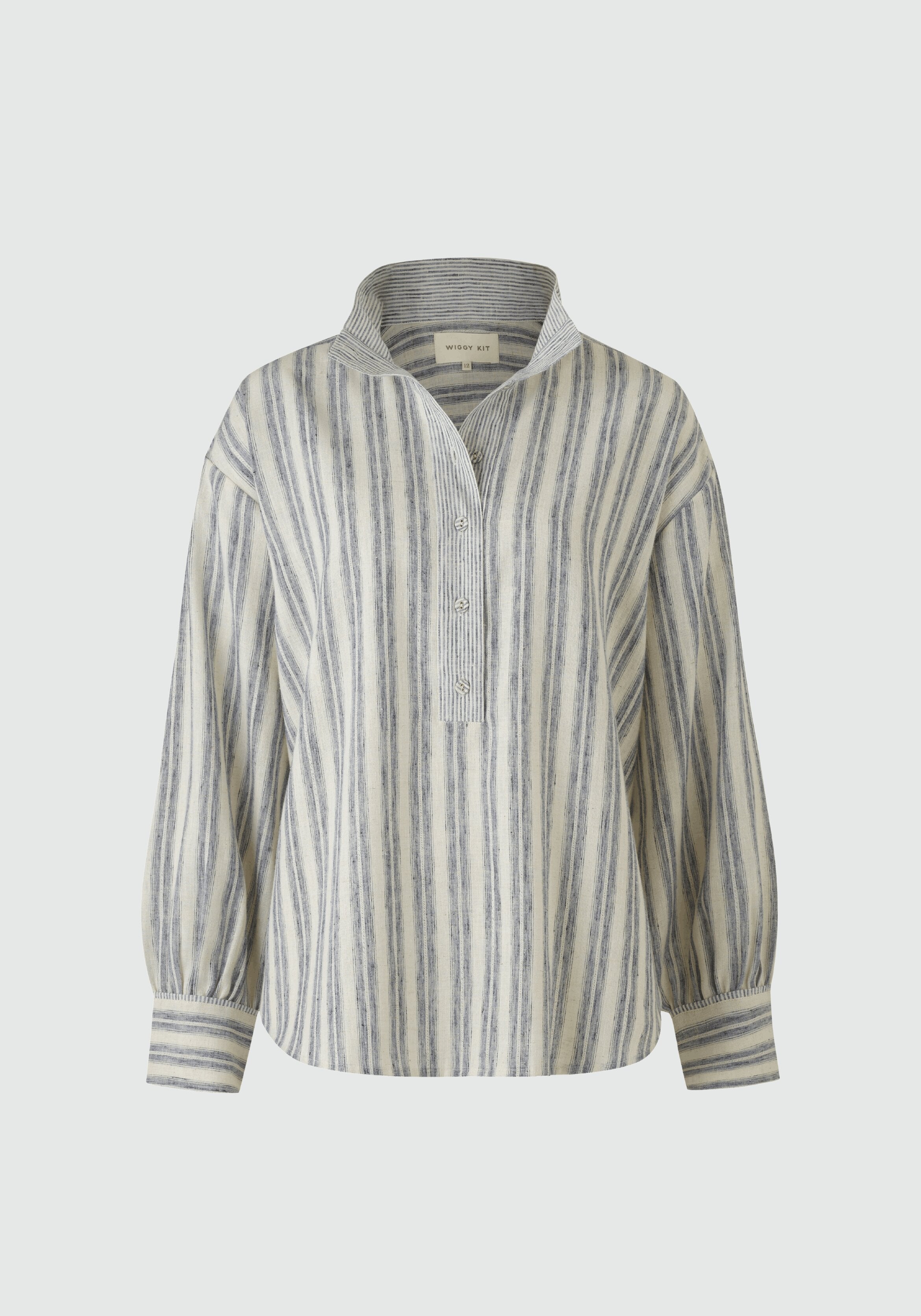 The Library Shirt (Indigo Stripe)