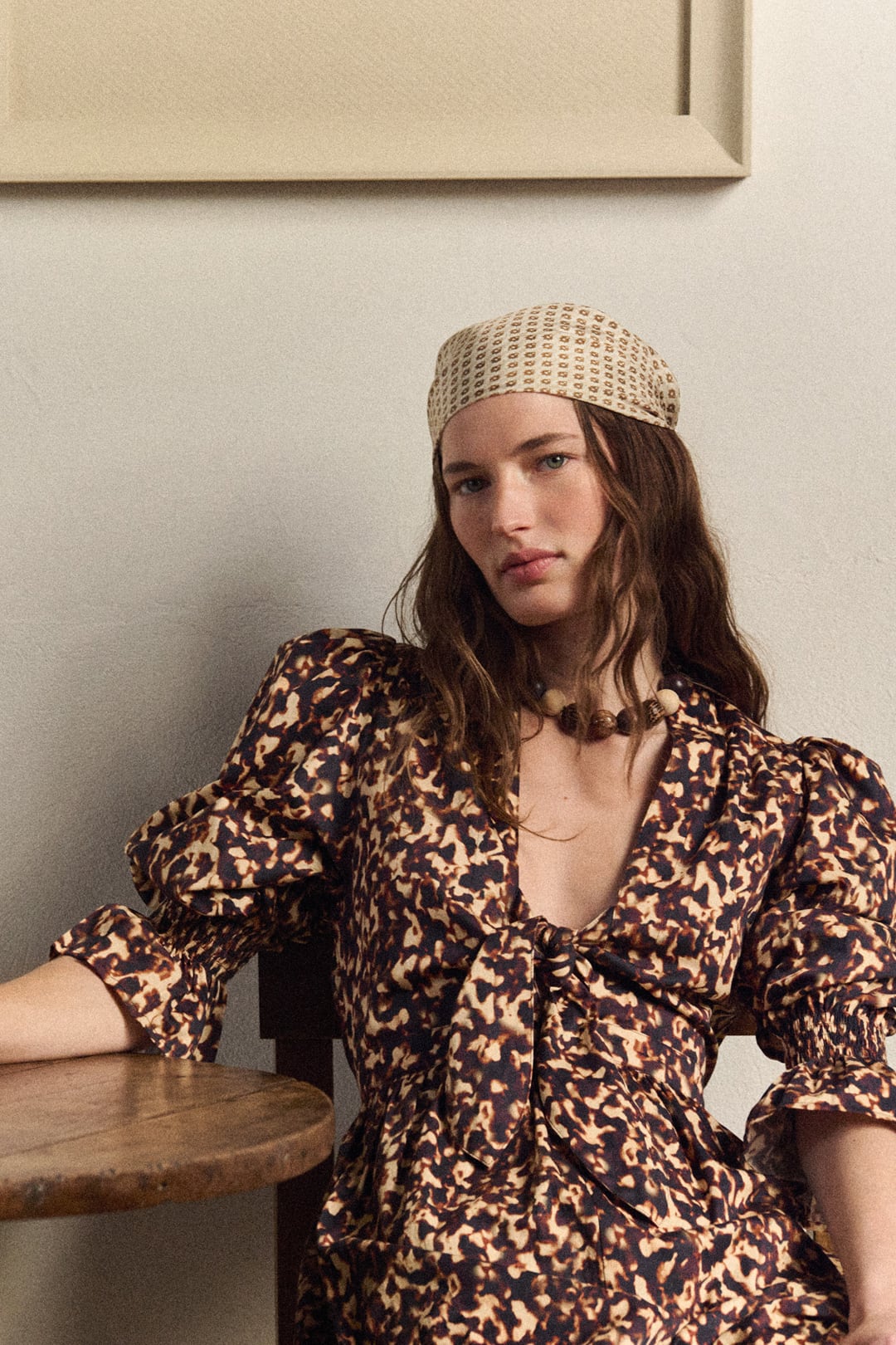 Bunny Dress (Tortoiseshell Print)