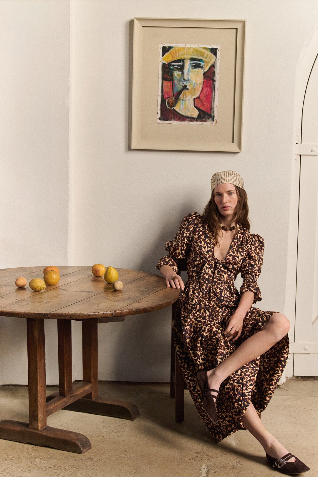 Bunny Dress (Tortoiseshell Print)