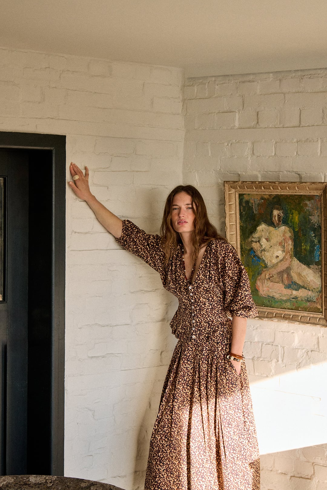 Friday Skirt (Tortoiseshell Print)