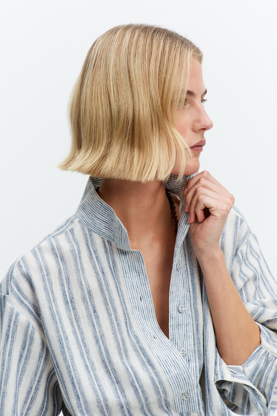 The Library Shirt (Indigo Stripe)