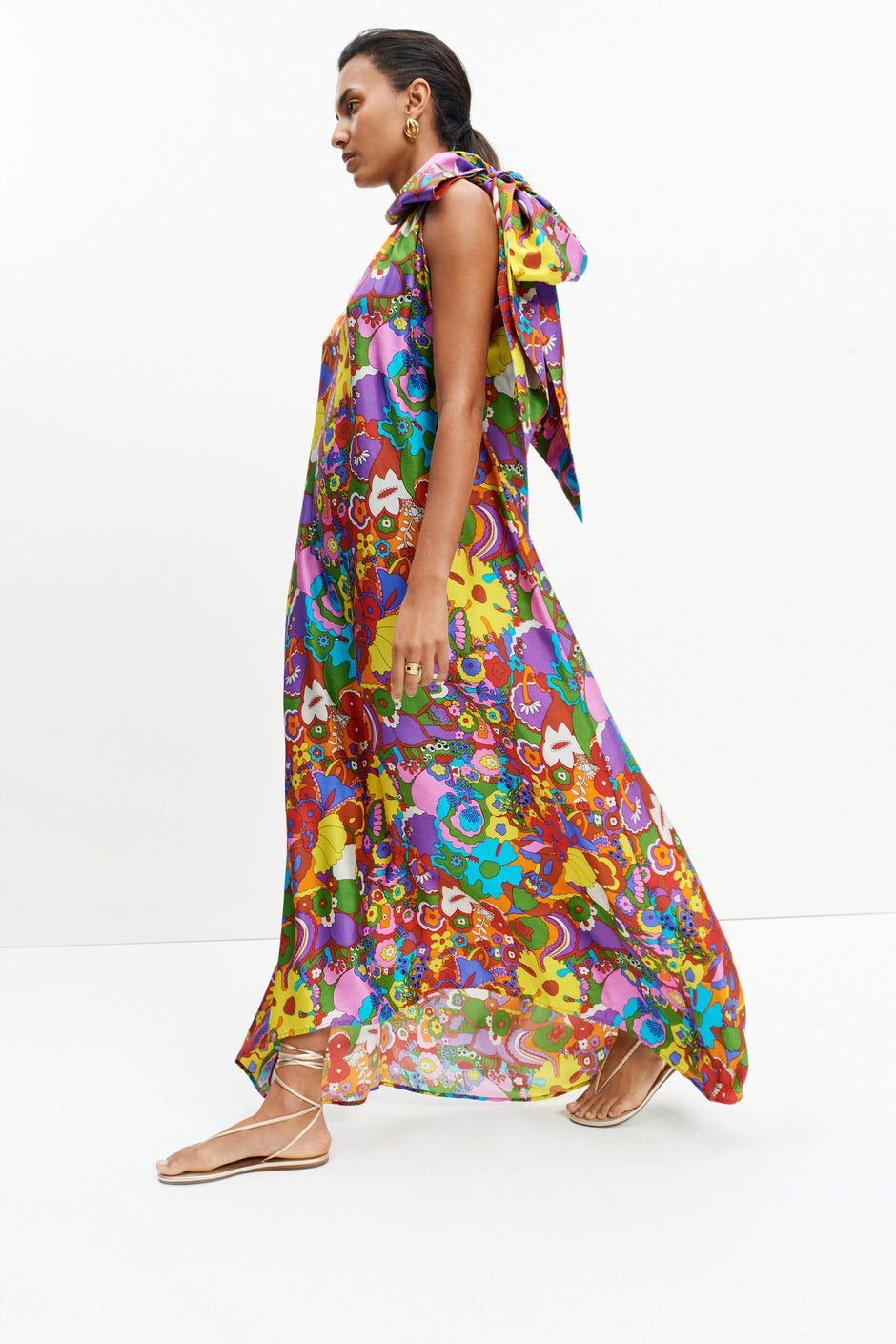 Bay Dress (Psychedelic Print)
