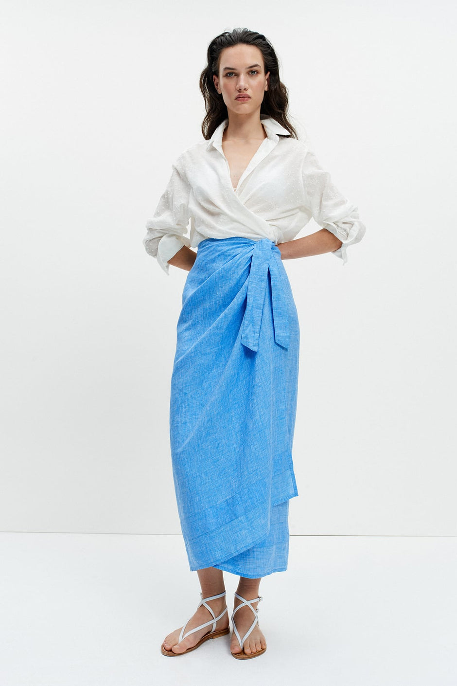 The Sundowner Wrap (Sky Blue)