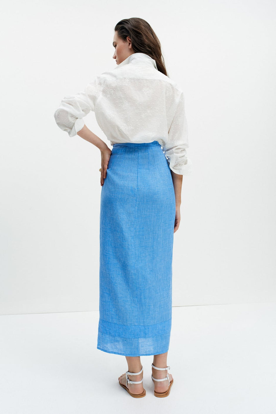 The Sundowner Wrap (Sky Blue)