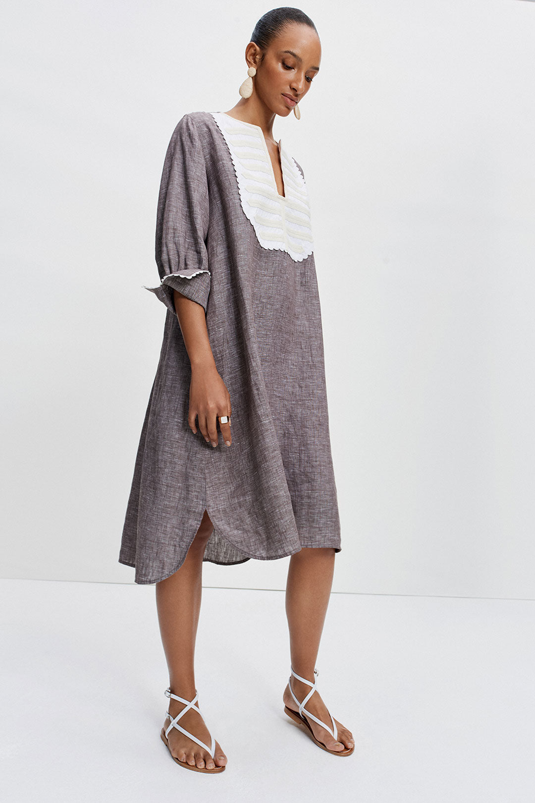 The Bib Shirt Dress