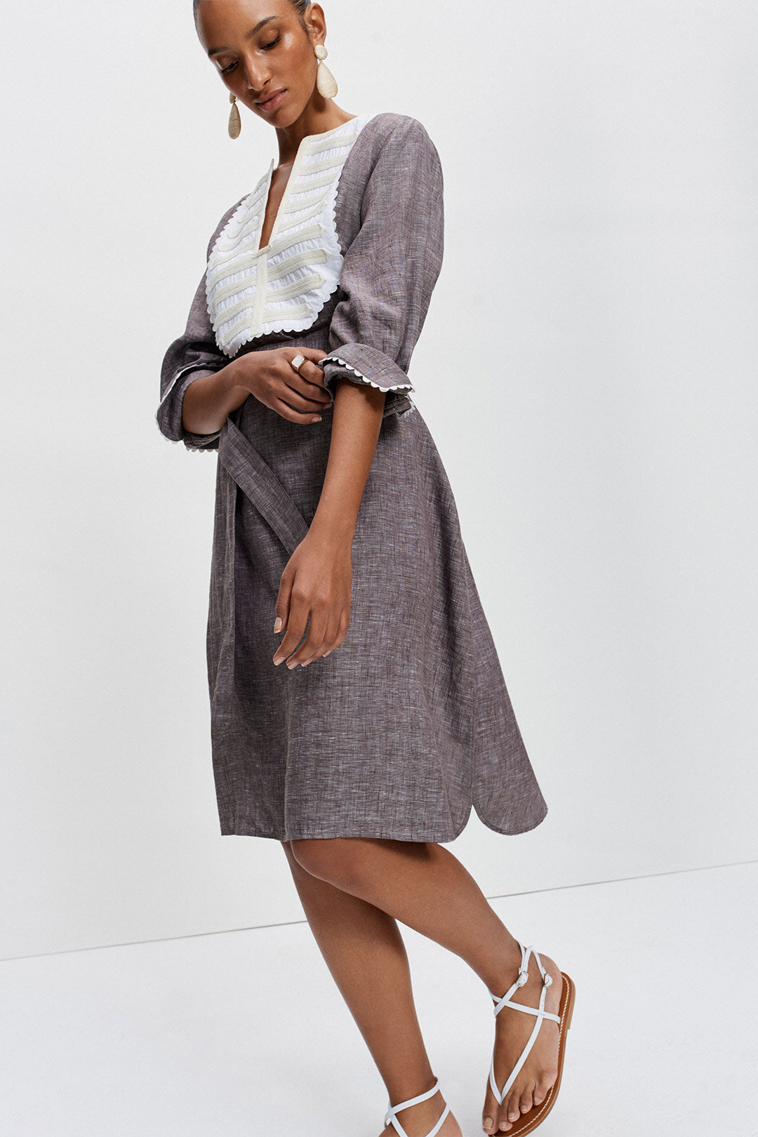 The Bib Shirt Dress