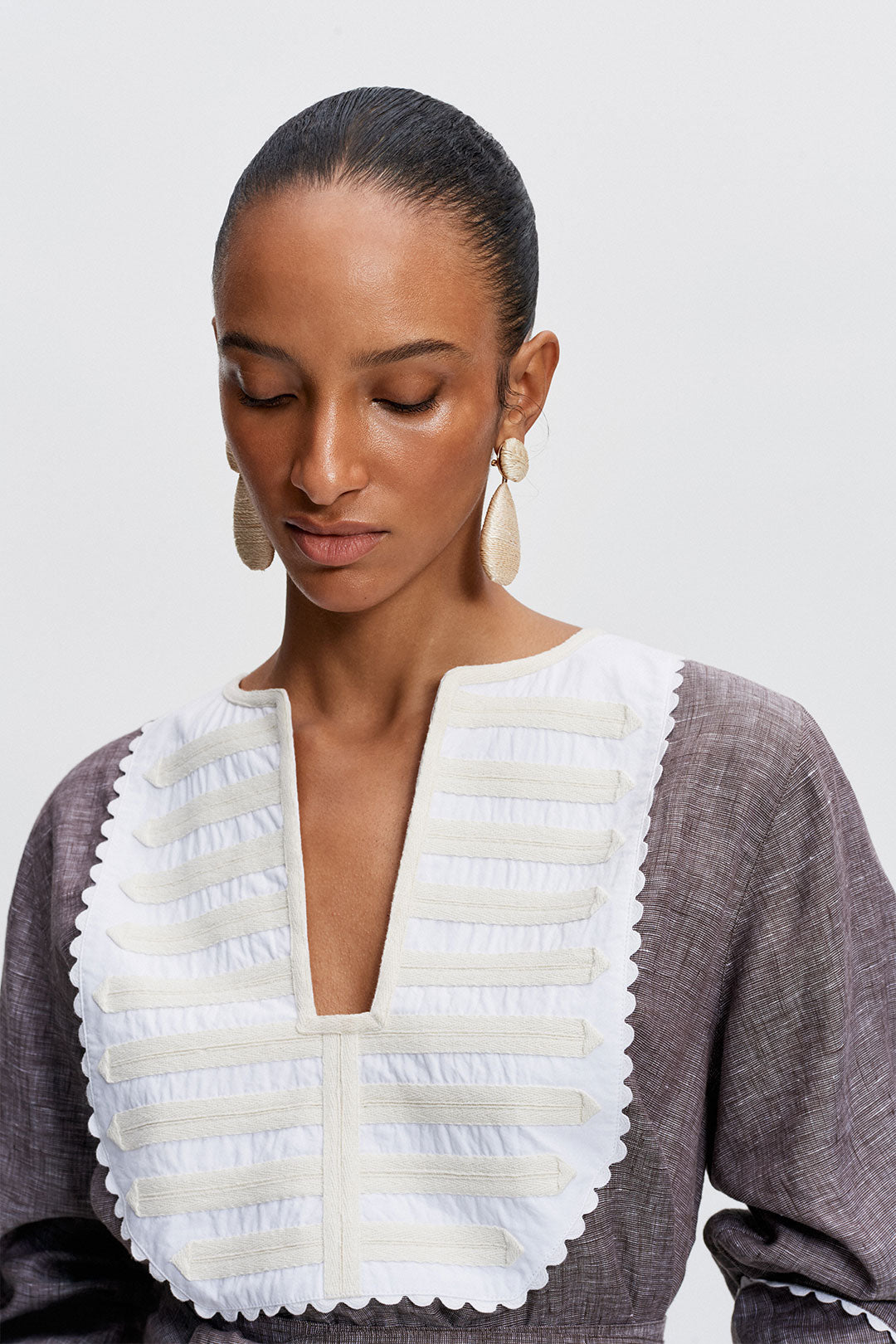 The Bib Shirt Dress