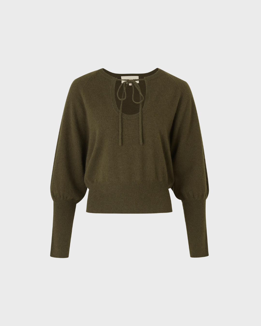 Keyhole Sweater (Olive)