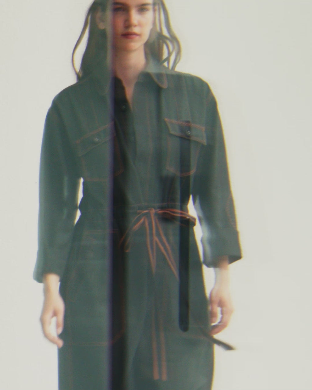 Wiggy Kit | The Milano Jumpsuit in Dark Green | Video of Model Wearing Dark Green Jumpsuit