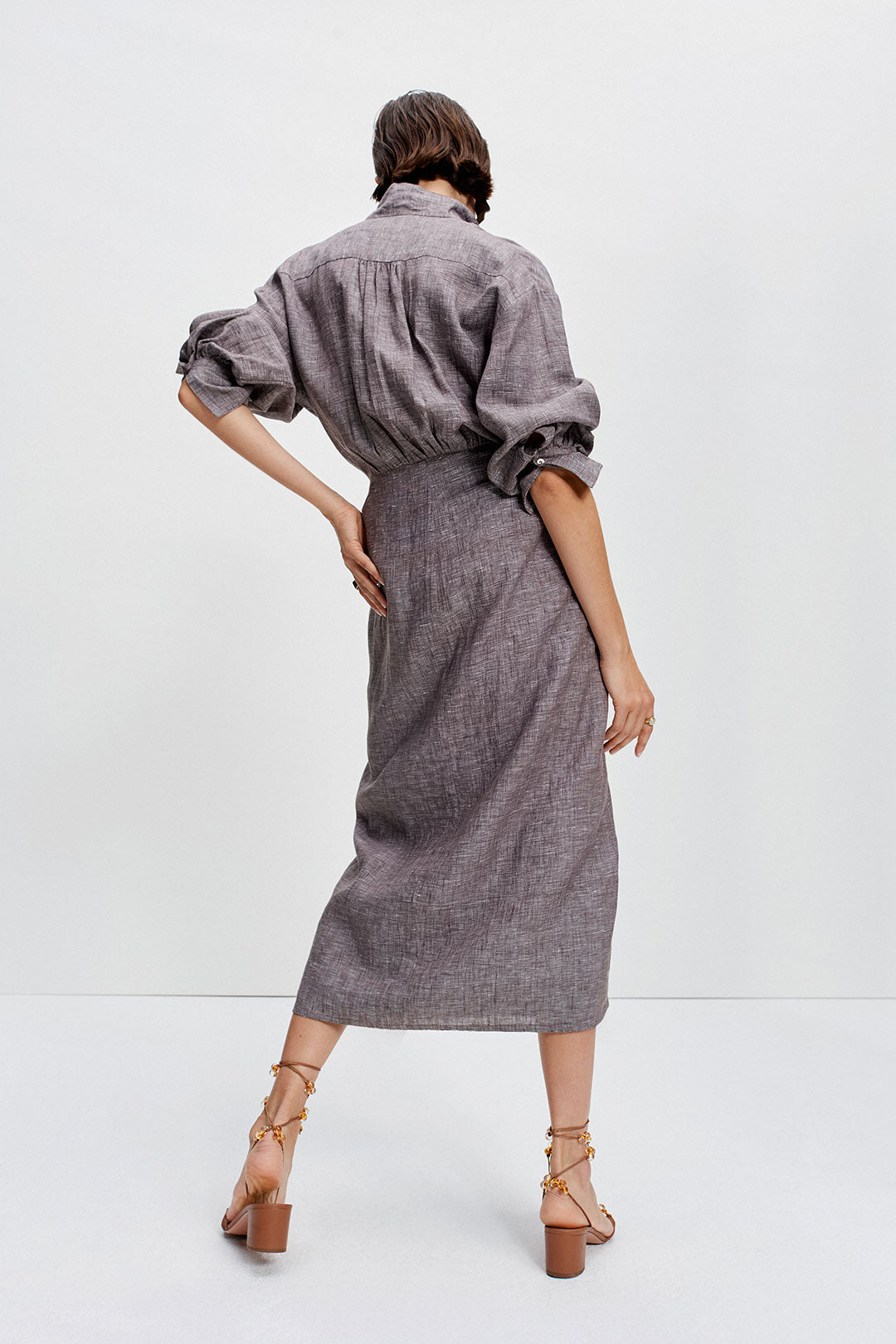 Sarong Shirt Dress (Driftwood)