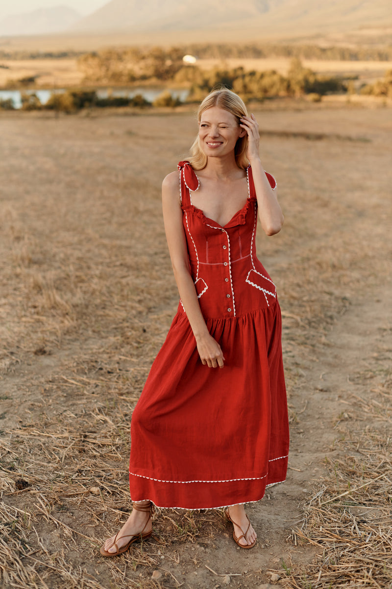 Eden Dress (Red)