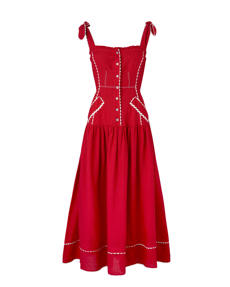 Eden Dress (Red)